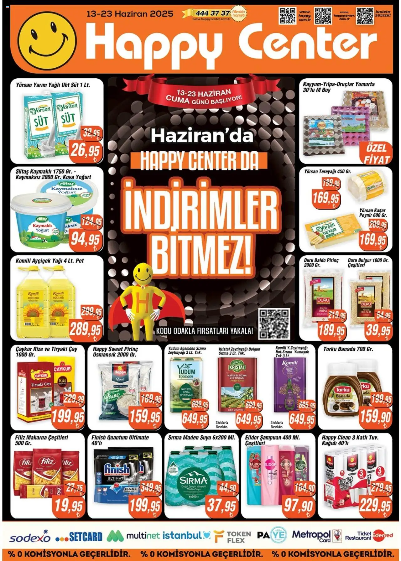 Happy Center Katalog 13 Haziran 2025 - Broşür, Indirim - Sayfa numarası 1