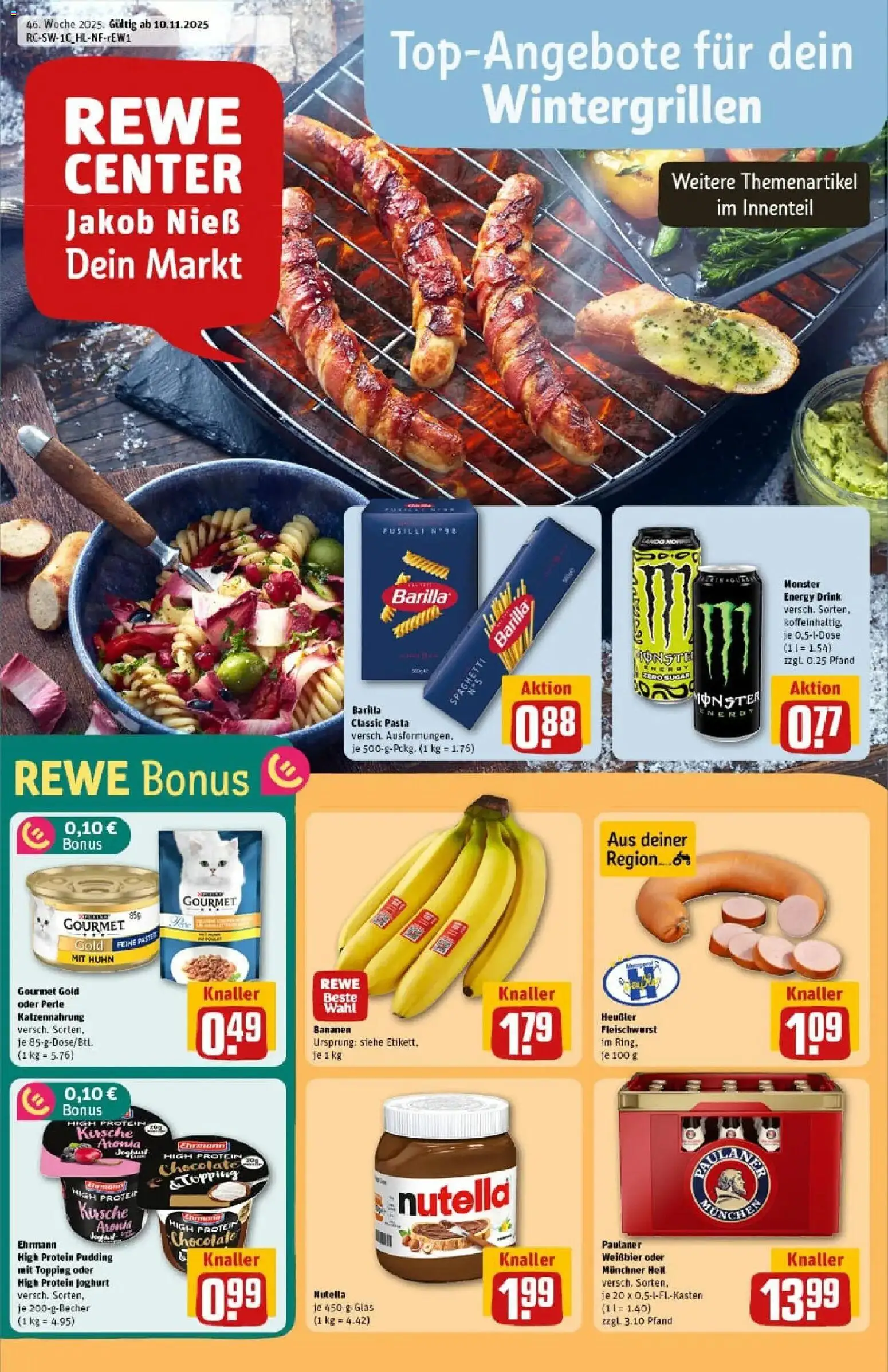 Vorschau von dem Prospekt des Geschäftes Rewe, gültig ab dem 10.11.2025