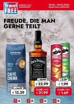 Vorschau der Angebote: Travel FREE Aktionsangebote gültig ab 20.02.2026