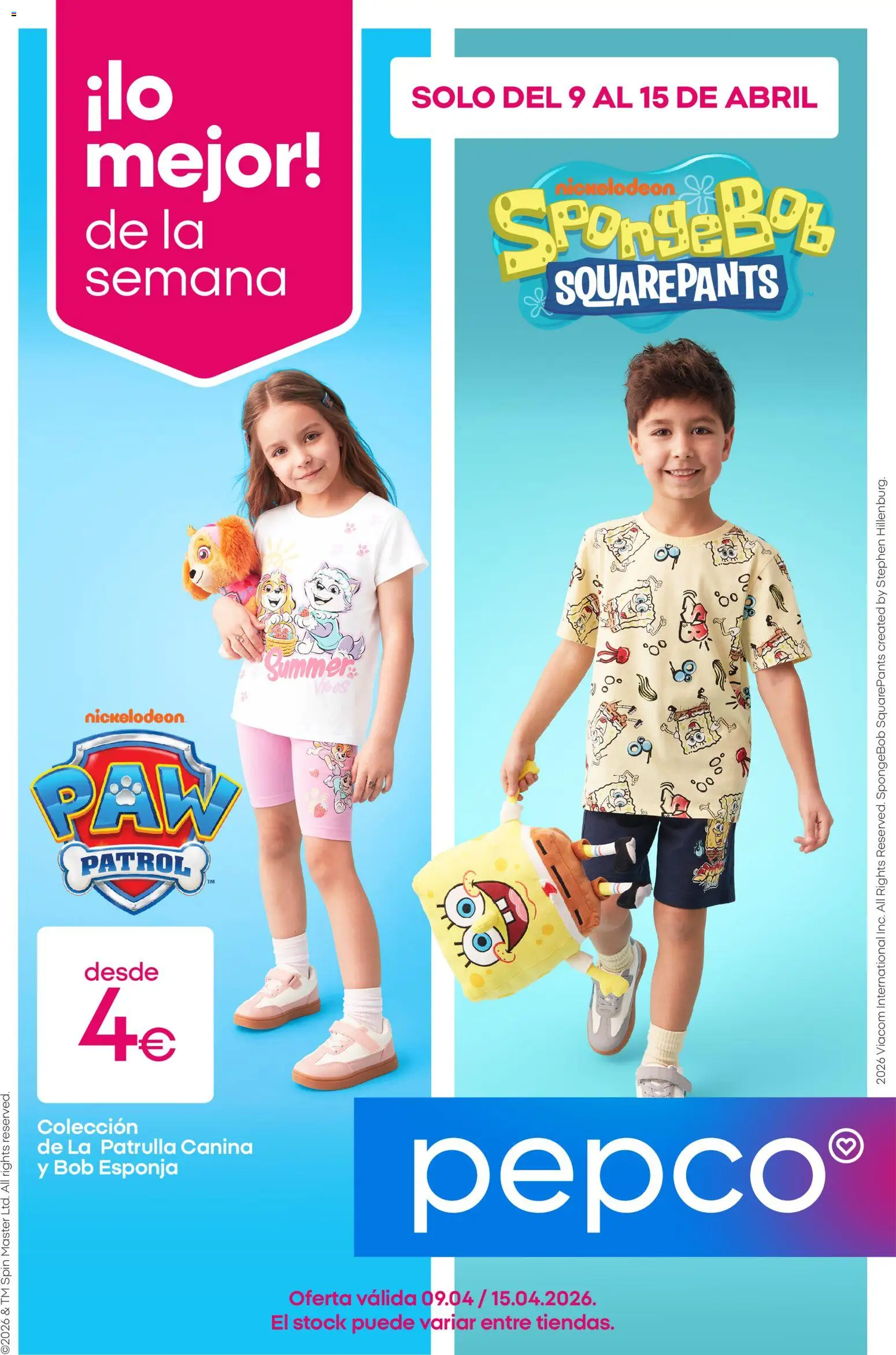 Vista previa del folleto de la tienda Pepco válido desde el 09/04/2026 - Esponja