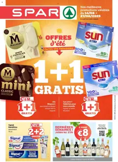 Prévisualisation de Publicité semaine 33 - 34 du magasin Spar formulaire valide 14/08/2025