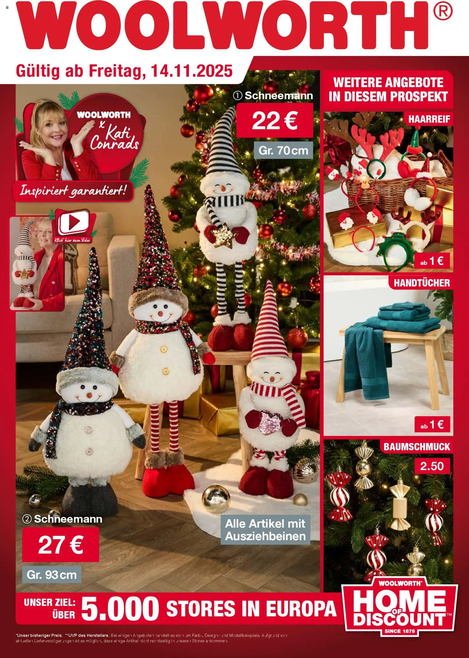 Vorschau der Angebote: Woolworth Flugblatt gültig ab 14.11.2025