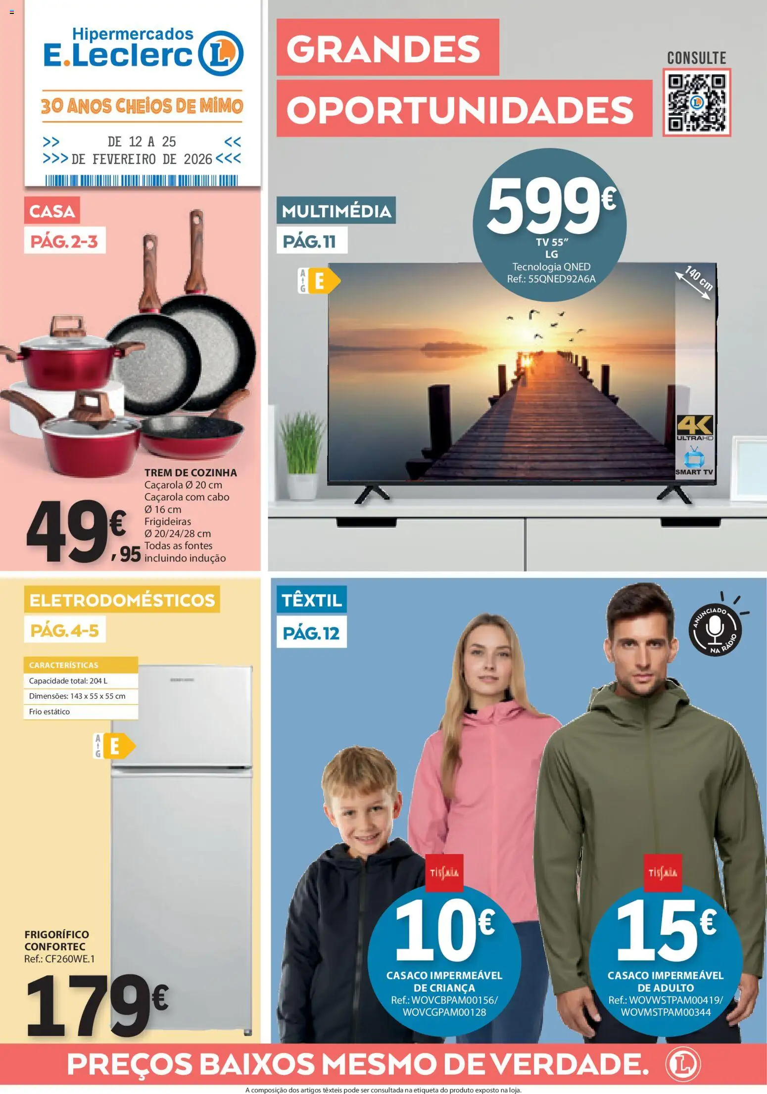 Pré-visualização do folheto da loja E.Leclerc válida a partir de 12/02/2026