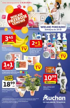 Pogląd gazetki "Wielkie przeboje cenowe Hipermarket" ze sklepu Auchan ważnej od 02.10.2025