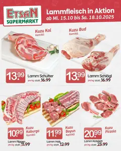 Vorschau der Angebote: ETSAN Lammfleisch in Aktion gültig ab 15.10.2025