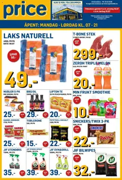 Forhåndsvis Kundeavis fra butikk Price Lagerbutikk gyldig fra 16/07/2025
