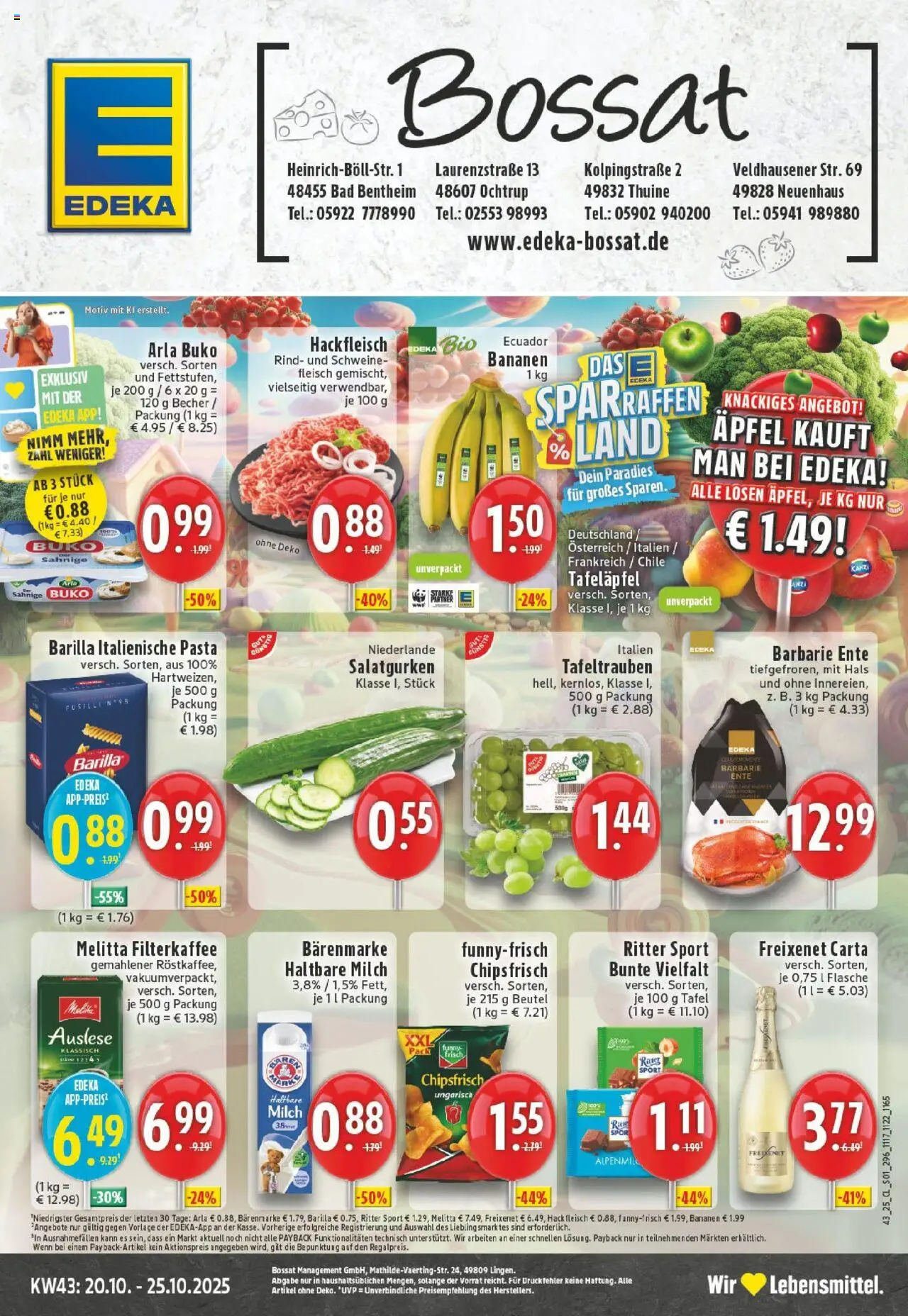 EDEKA Prospekt ab 19.10.2025 - Prospekt Ochtrup Online