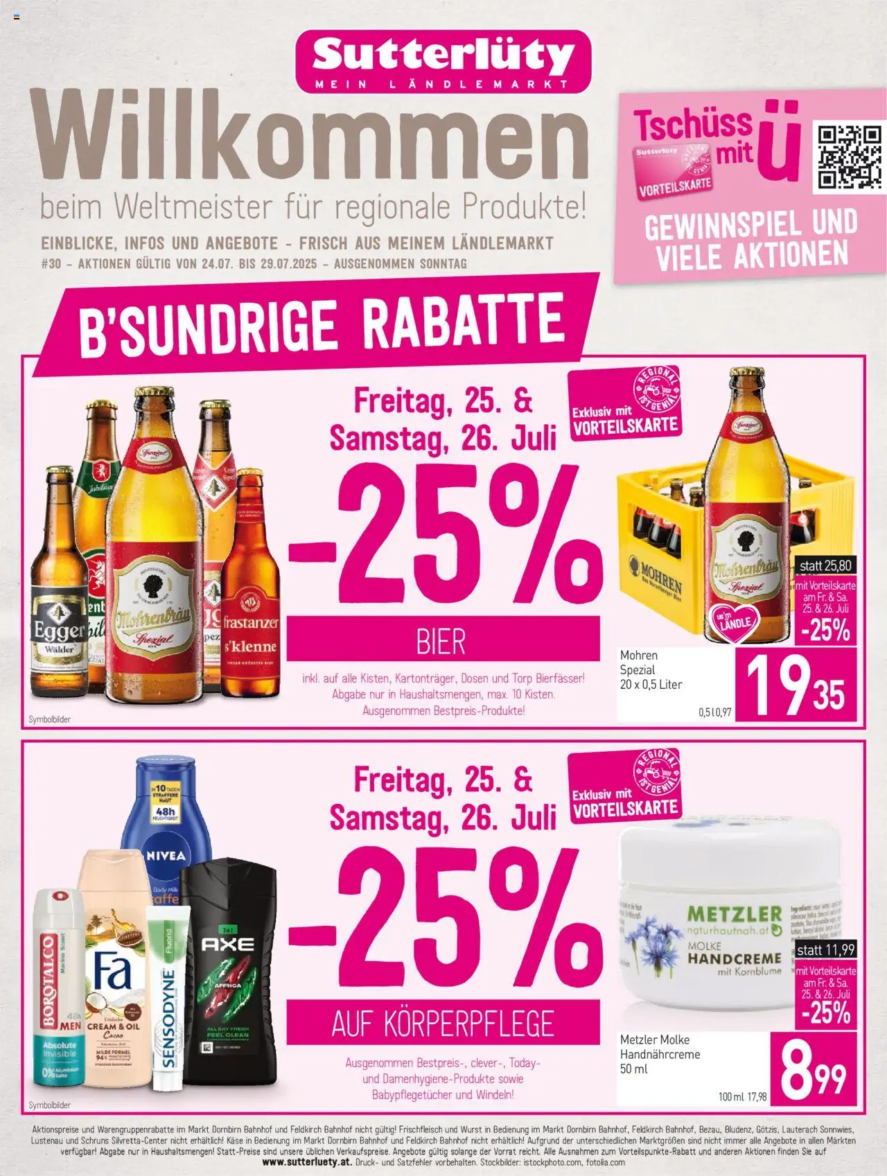  Sutterlüty Flugblatt ab (24.07.2025 - 29.07.2025) - Seite 1