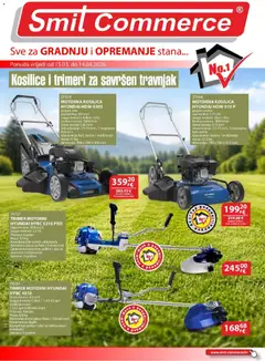 Pregled letka Smit Commerce Katalog trgovine Smit Commerce vrijedi od 15.03.2026