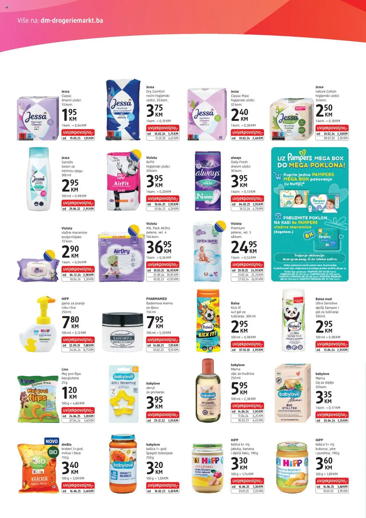 Pregled letka Katalog trgovine DM Drogerie vrijedi od 2025.10.16