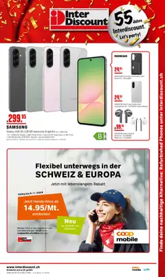 Vorschau des Merkblatts Aktionen Mobile vom Shop Interdiscount gültig von 20.10.2025 bis 09.11.2025