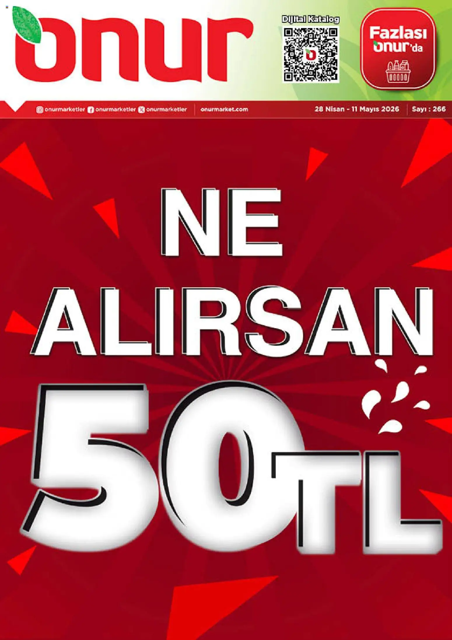 Onur Market Onur Market Katalog 28.04.2026 - Broşürünün önizlemesi