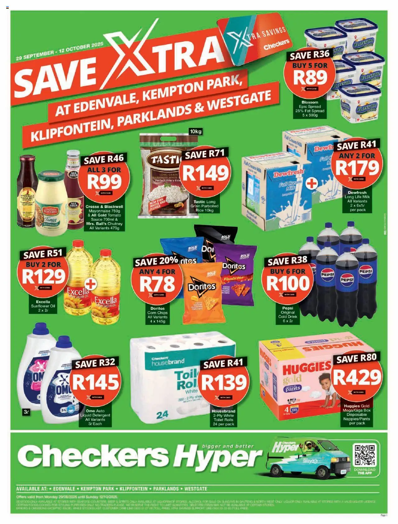 Checkers Gauteng - September Month-End Promotion 29/09 - 12/10/2025 >> Catalogue