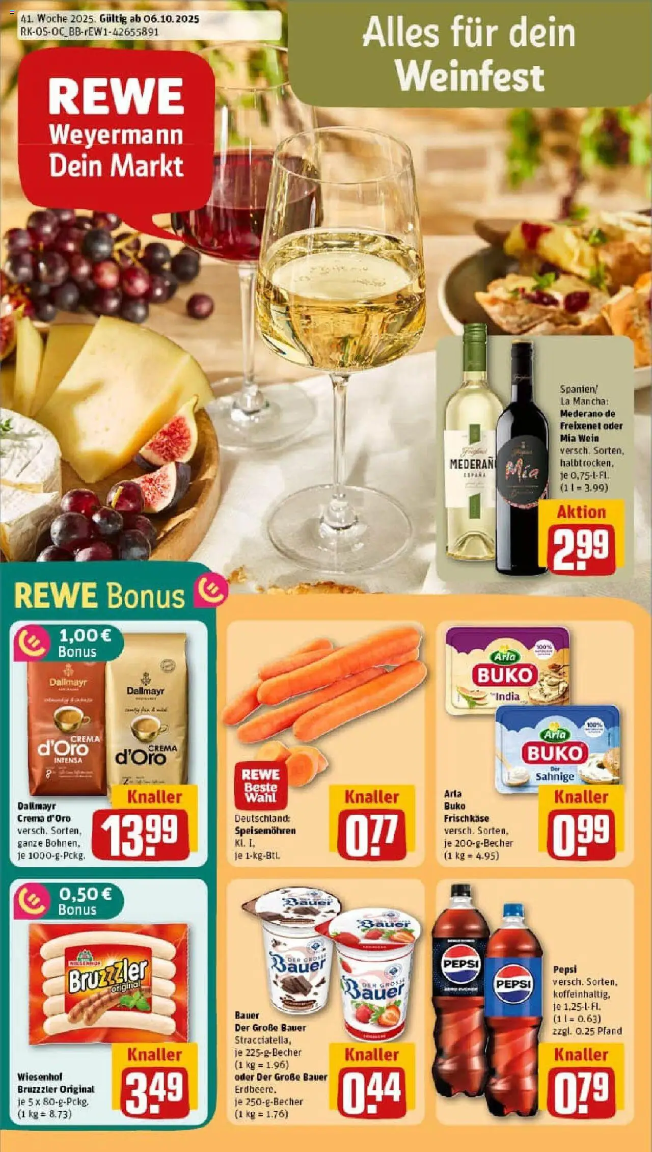 REWE Prospekt ab 06.10.2025 nächste Woche - Prospekt Berlin / Prenzlauer Berg	