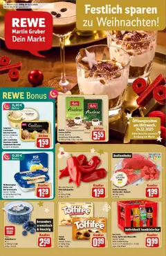 Vorschau von dem Prospekt des Geschäftes Rewe, gültig ab dem 15.12.2025