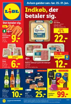 Eksempel på tilbudsavis Tilbudsavis fra butik Lidl gyldig fra 25/01/2026