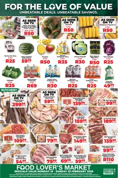 Preview of Food Lover's Market flyer valid from 16/02/2026