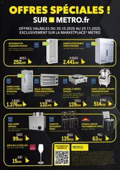 Prévisualisation de Les Black Days Marketplace du magasin METRO formulaire valide 30/10/2025