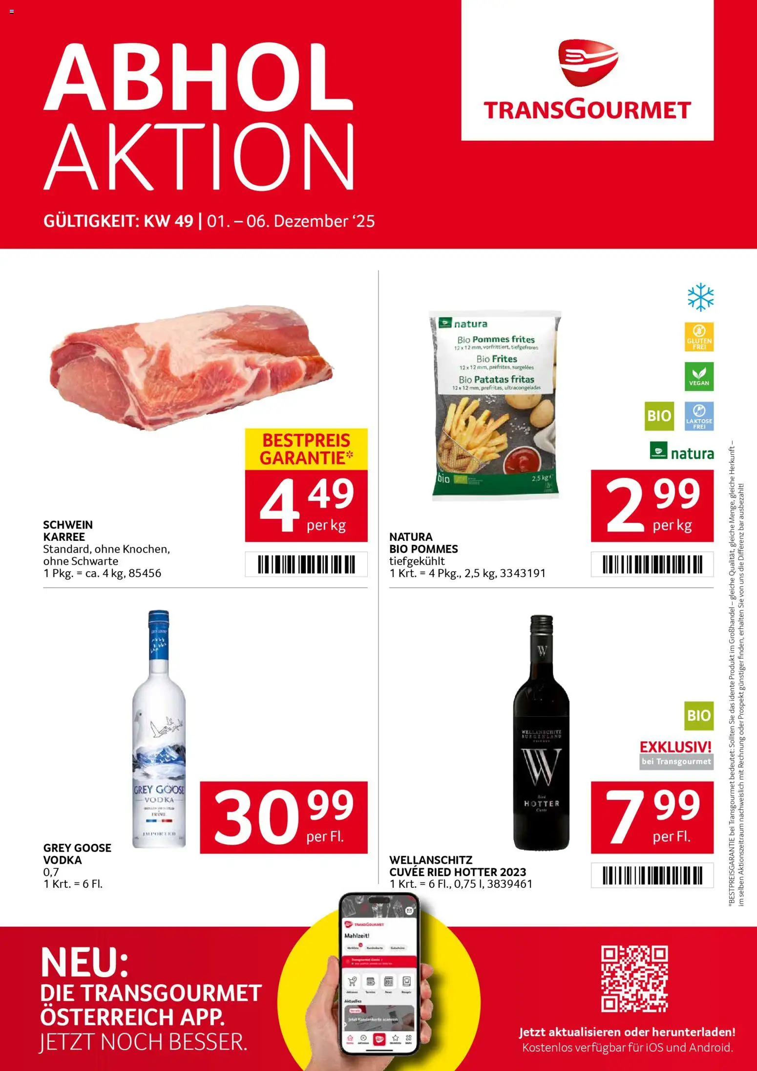 Vorschau der Angebote: Transgourmet Flugblatt gültig ab 01.12.2025