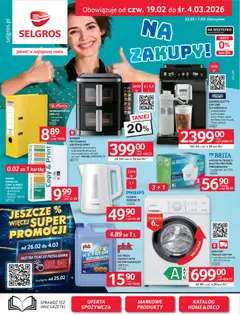 Pogląd gazetki "Oferta przemysłowa" ze sklepu Selgros cash&carry ważnej od 19.02.2026
