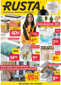 Kaupan Rusta Tarjoukset esikatselu, voimassa 22/09/2025