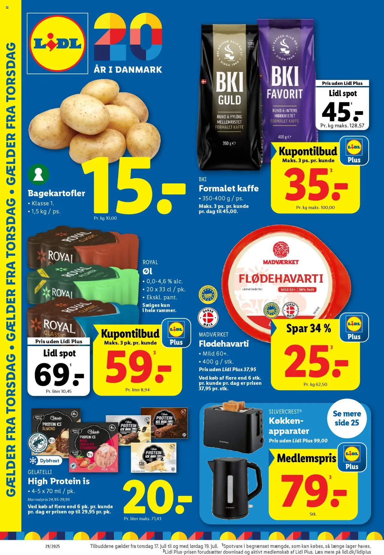 Lidl tilbudsavis gyldig fra 17/07/2025 - side 1