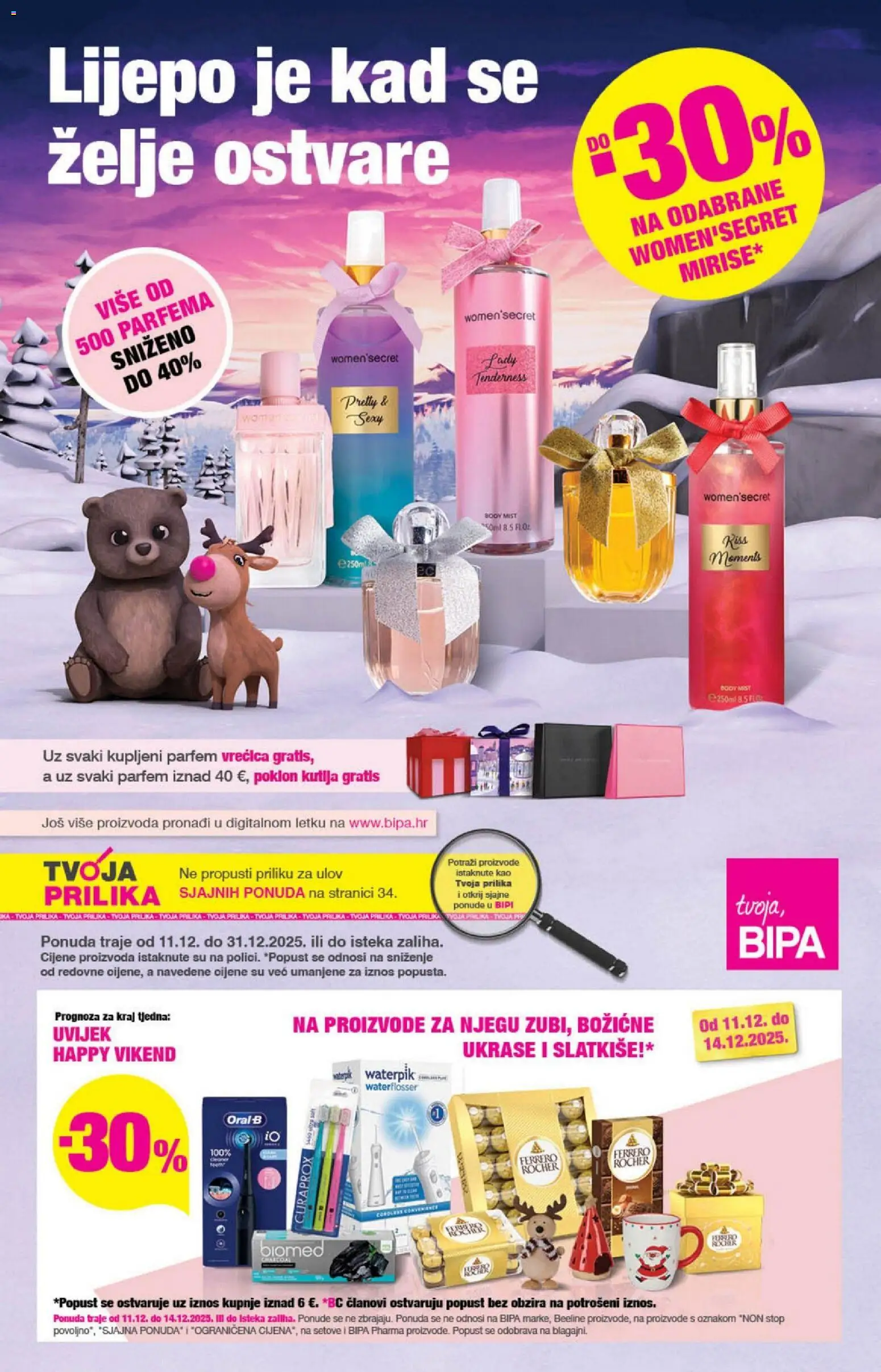 Pregled letka Katalog trgovine Bipa vrijedi od 11.12.2025