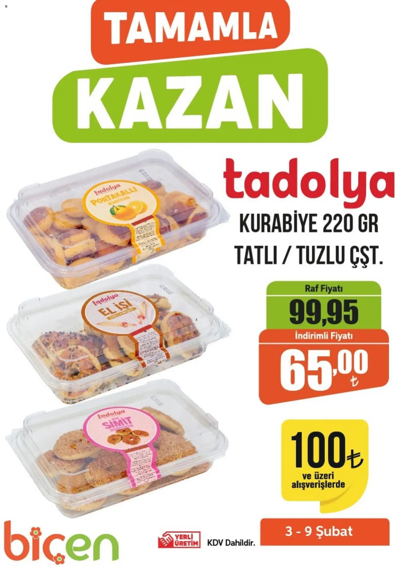 Biçen Market Tamamla Kazan 03.02.2026 - Broşürünün önizlemesi