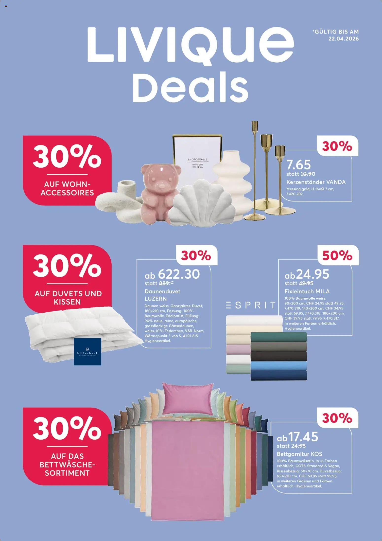 Vorschau des Merkblatts Livique aktionen vom Shop Livique gültig von 07.04.2026 bis 22.04.2026