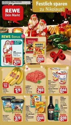 Vorschau von dem Prospekt des Geschäftes Rewe, gültig ab dem 01.12.2025
