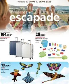 Prévisualisation de Costco catalogue escapade du magasin Costco formulaire valide 20/03/2026