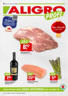 Vorschau des Merkblatts Aktionen Chavannes, Matran, Genf, Sitten vom Shop Aligro gültig von 09.02.2026 bis 14.02.2026