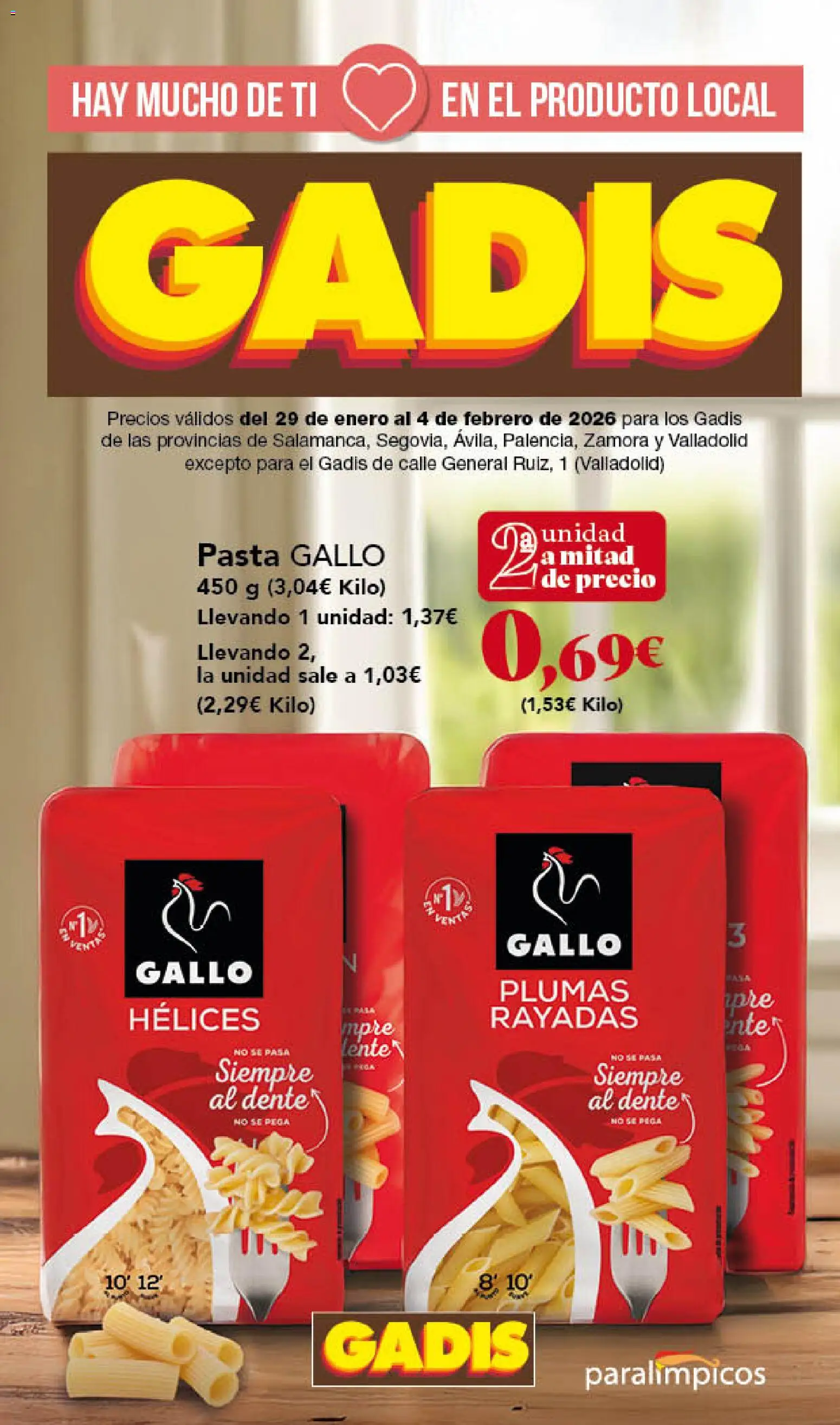 Vista previa del folleto de la tienda Gadis válido desde el 29/01/2026 