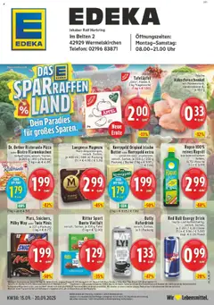Vorschau von dem Prospekt des Geschäftes Edeka, gültig ab dem 14.09.2025