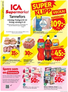 Förhandsgranska reklamblad Linköping från butik ICA Supermarket gäller från 08/09/2025