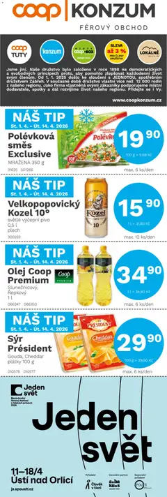 Náhled nabídky: Konzum Konzum leták platný od 01.04.2026