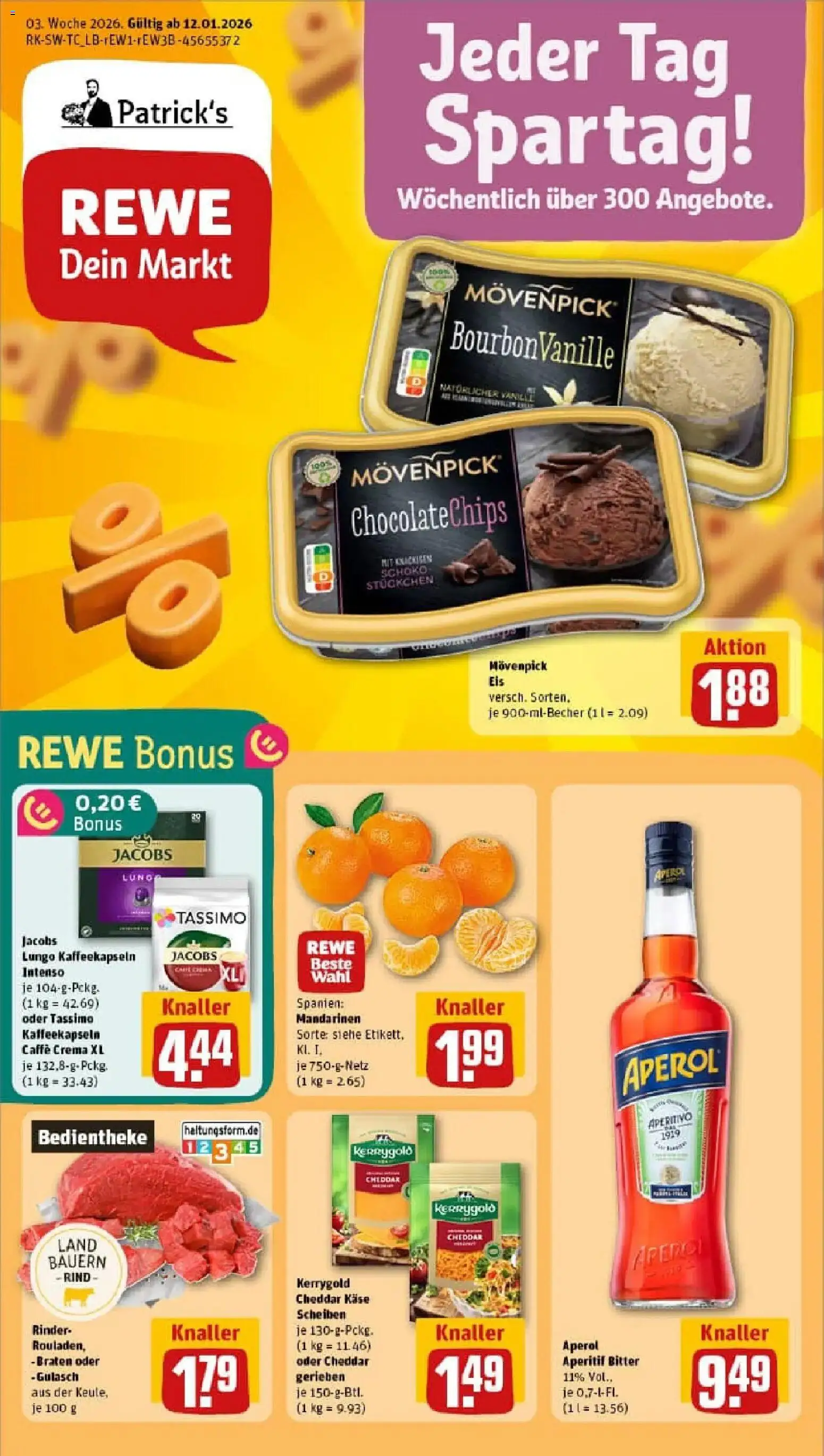 Vorschau von dem Prospekt des Geschäftes Rewe, gültig ab dem 11.01.2026