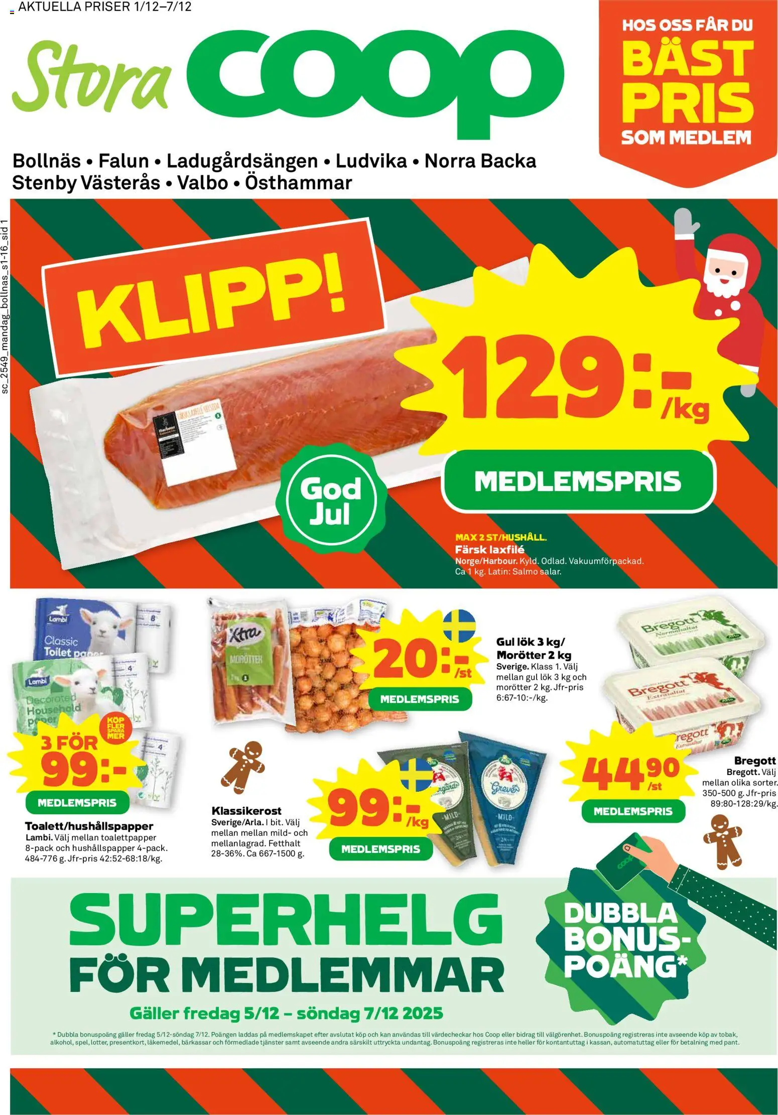 Förhandsgranska reklamblad Bollnäs från butik Stora Coop gäller från 01/12/2025