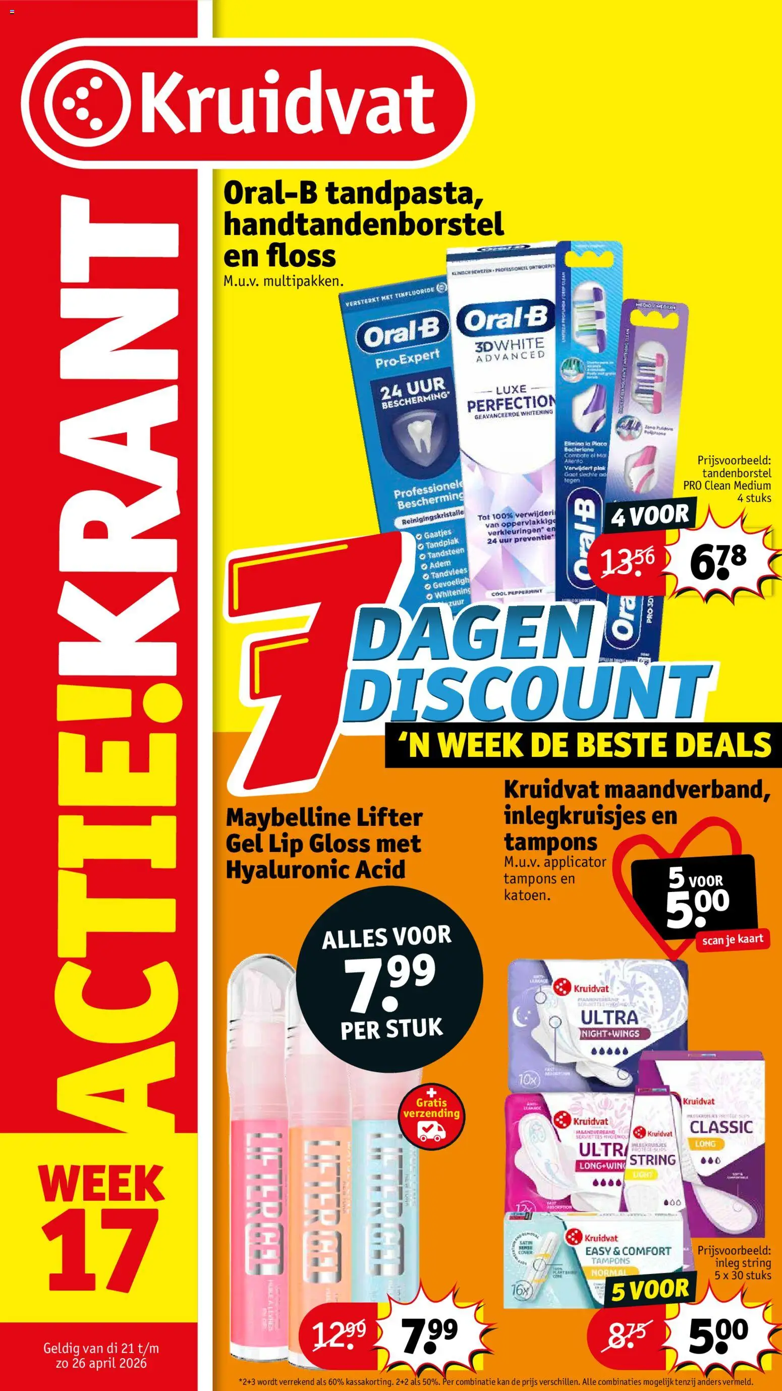 Voorbeeld van Kruidvat folder week 17 van winkel Kruidvat geldig vanaf 20-04-2026