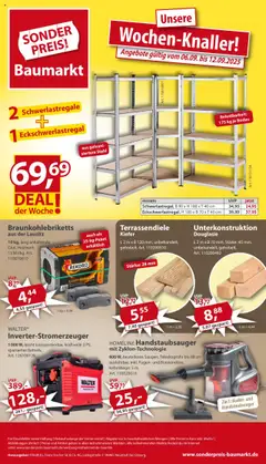 Vorschau von dem Prospekt des Geschäftes Sonderpreis Baumarkt, gültig ab dem 06.09.2025