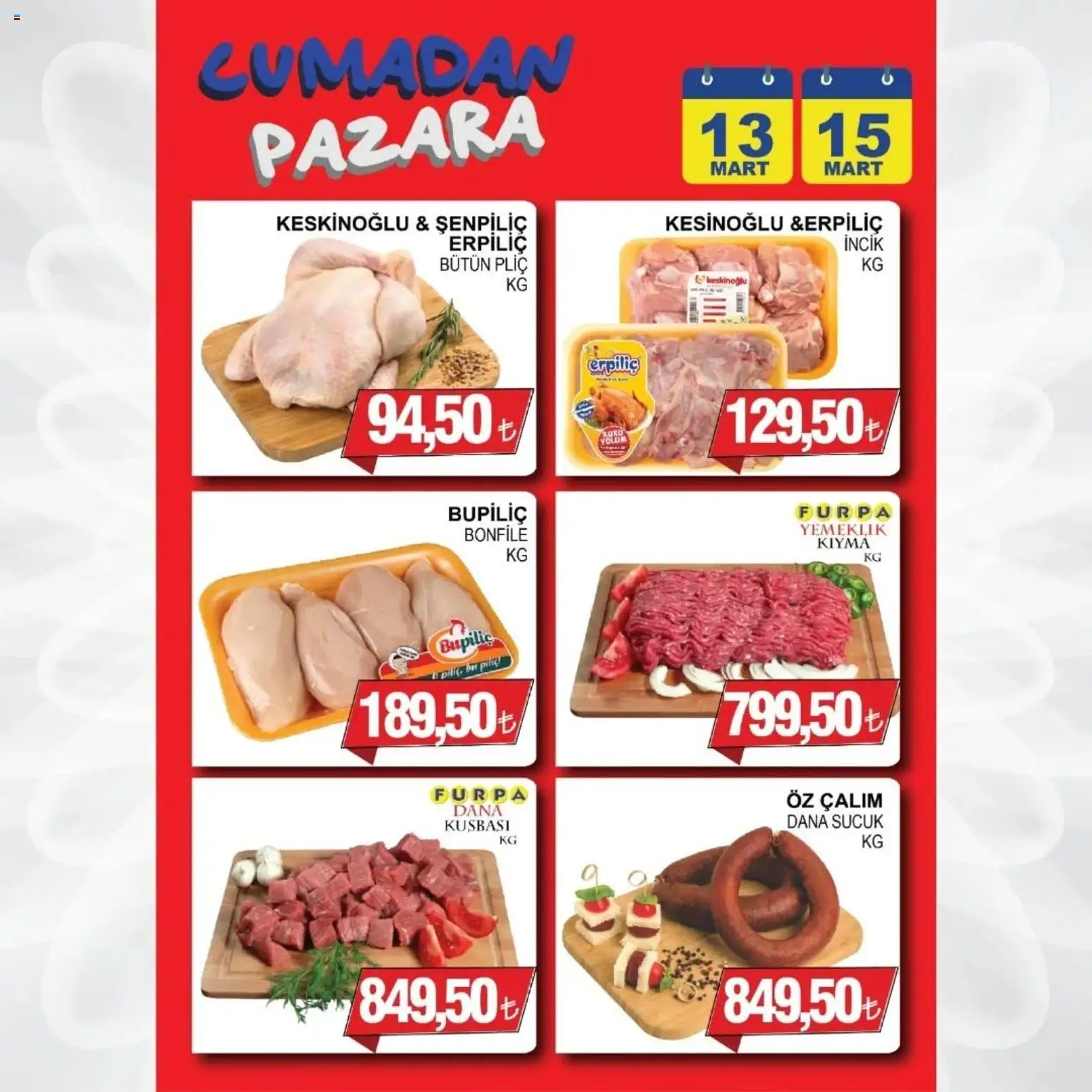 Furpa Furpa - Cuma’dan Pazar’a Katalog 13.03.2026 - Broşürünün önizlemesi