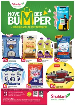 Preview of the catalogue November Bumper - S01, International City, Spain Cluster of store Shaklan valid from 31 Oct, 2025