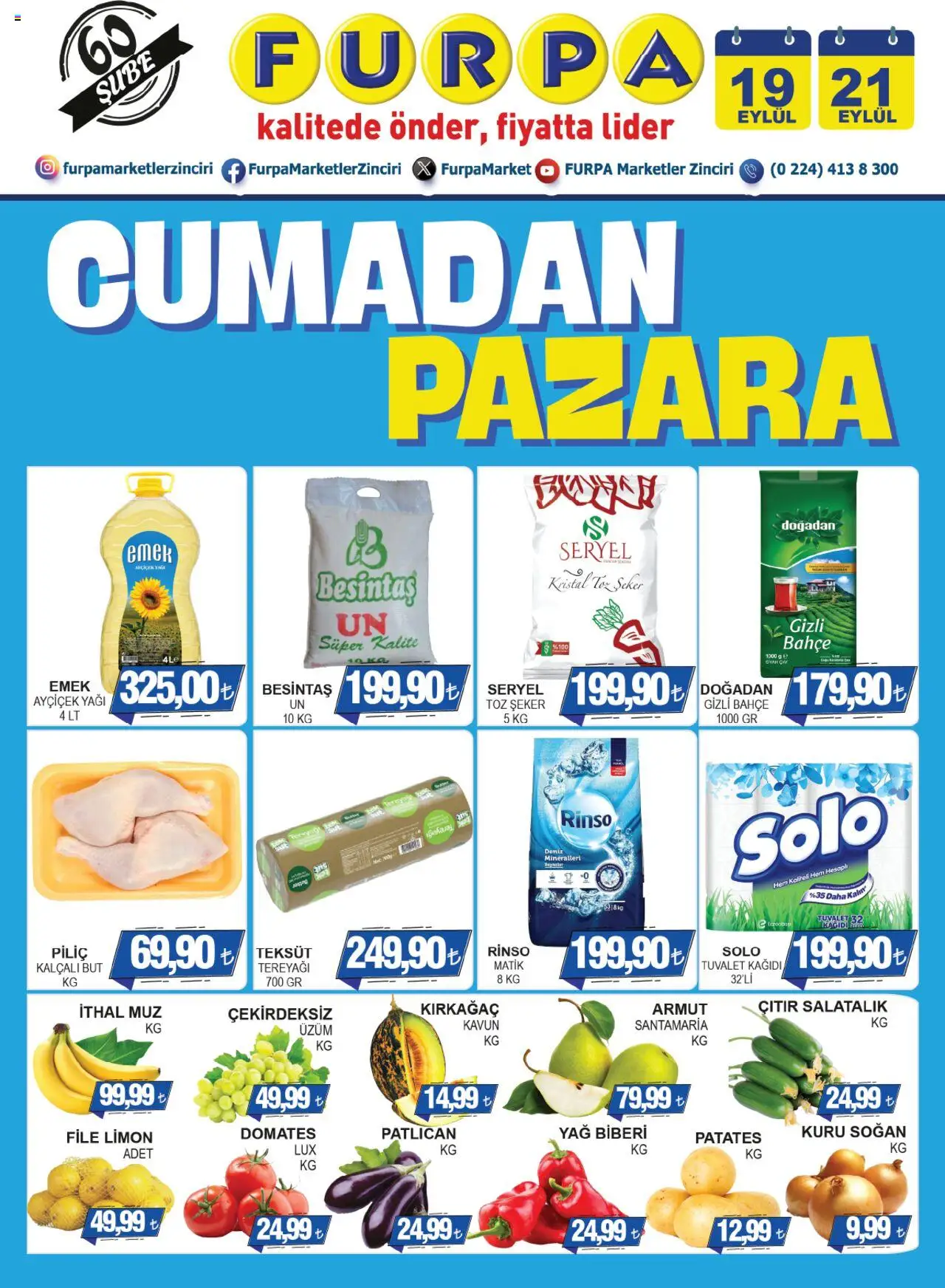 Furpa İndirim Bülteni (19 - 21 Eylül 2025) - Sayfa numarası 1