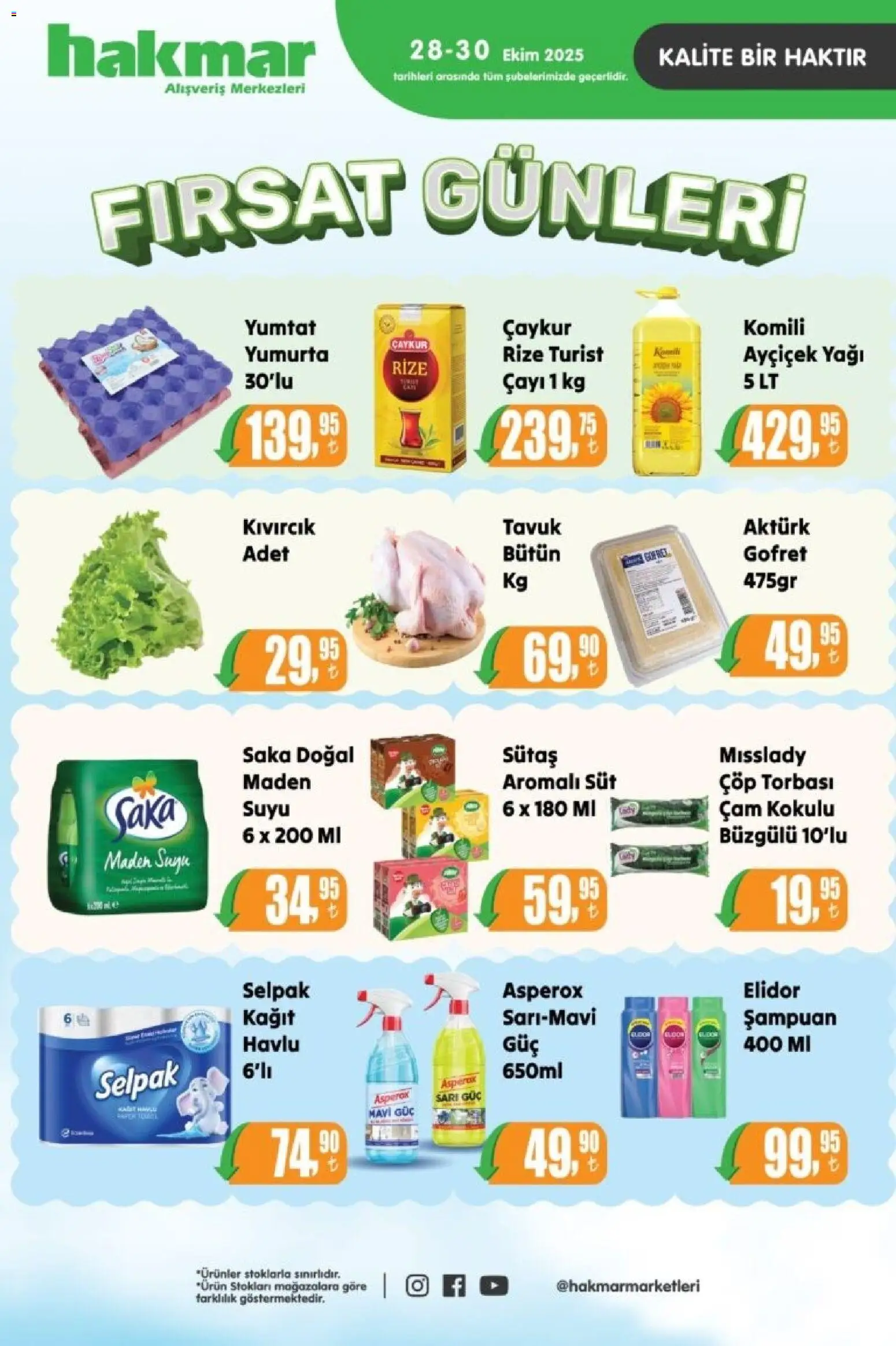 Hakmar Katalog 28.10.2025 - Broşürünün önizlemesi