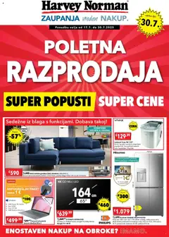 Predogled kataloga iz trgovine Harvey Norman veljaven od 17.07.2025