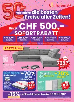 Vorschau des Merkblatts Aktionen vom Shop Conforama gültig von 25.02.2026 bis 10.03.2026