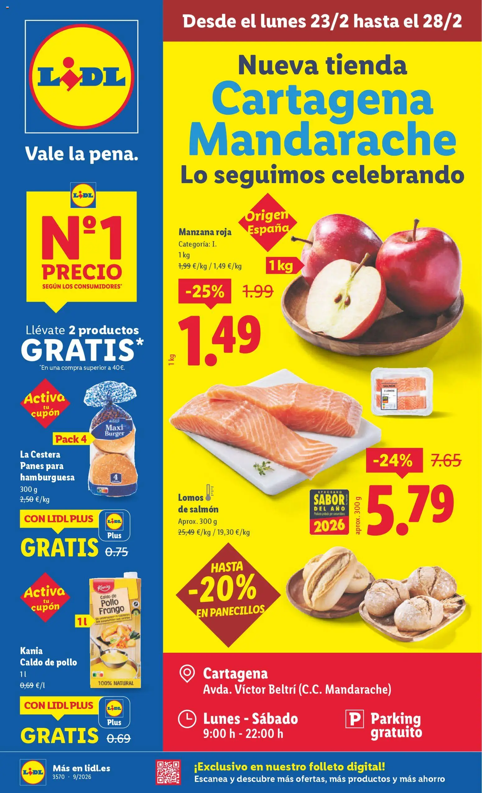 Vista previa del folleto de la tienda Lidl válido desde el 23/02/2026 