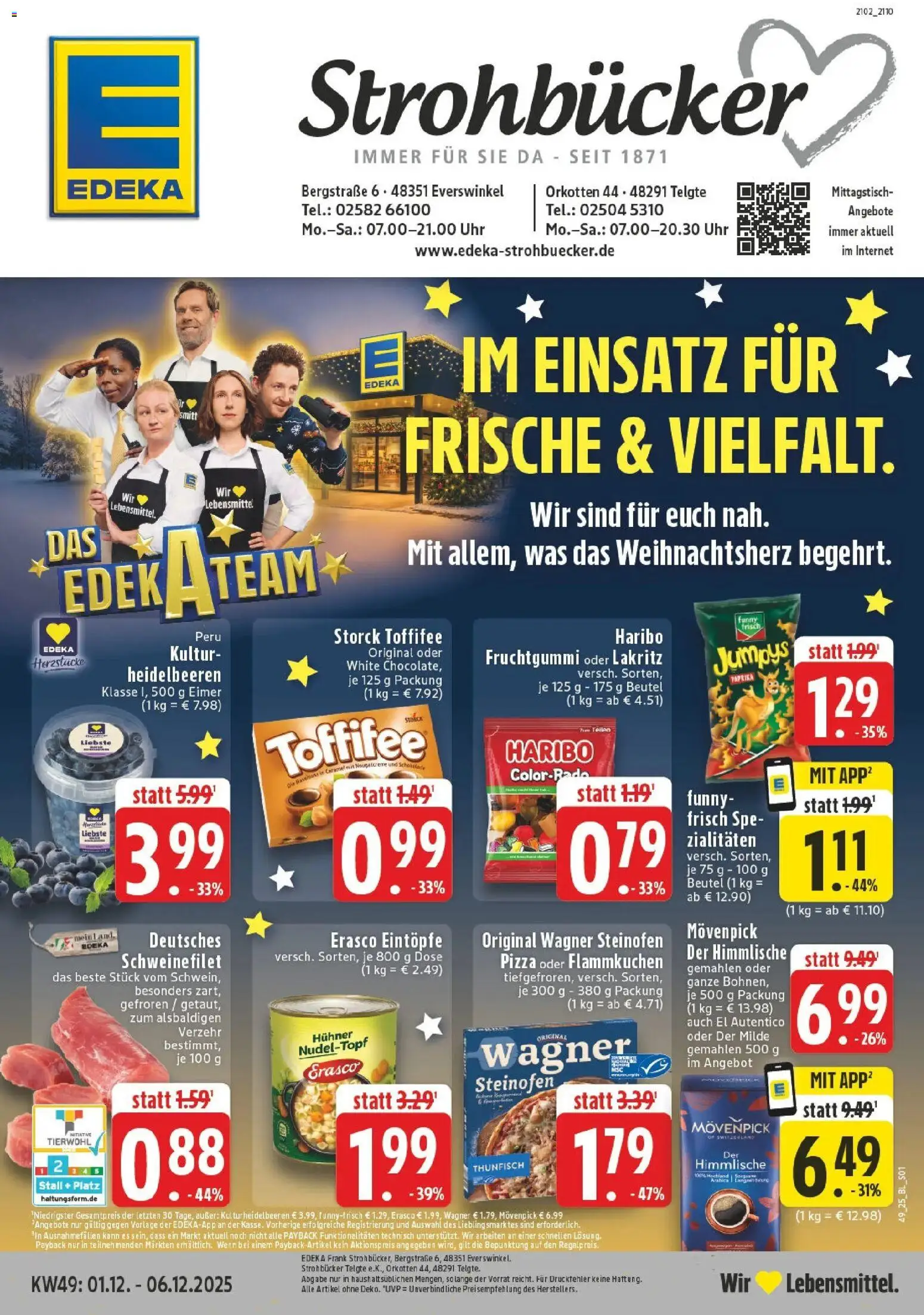 Vorschau von dem Prospekt des Geschäftes Edeka, gültig ab dem 30.11.2025