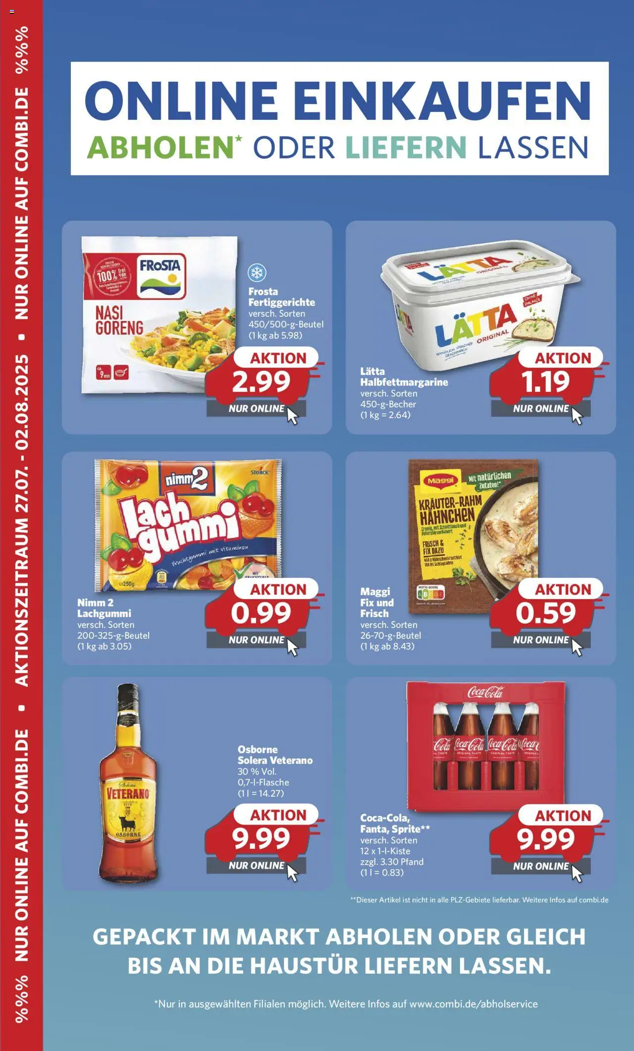 Combi Online Einkaufen (vom 27.07.2025 - 02.08.2025)