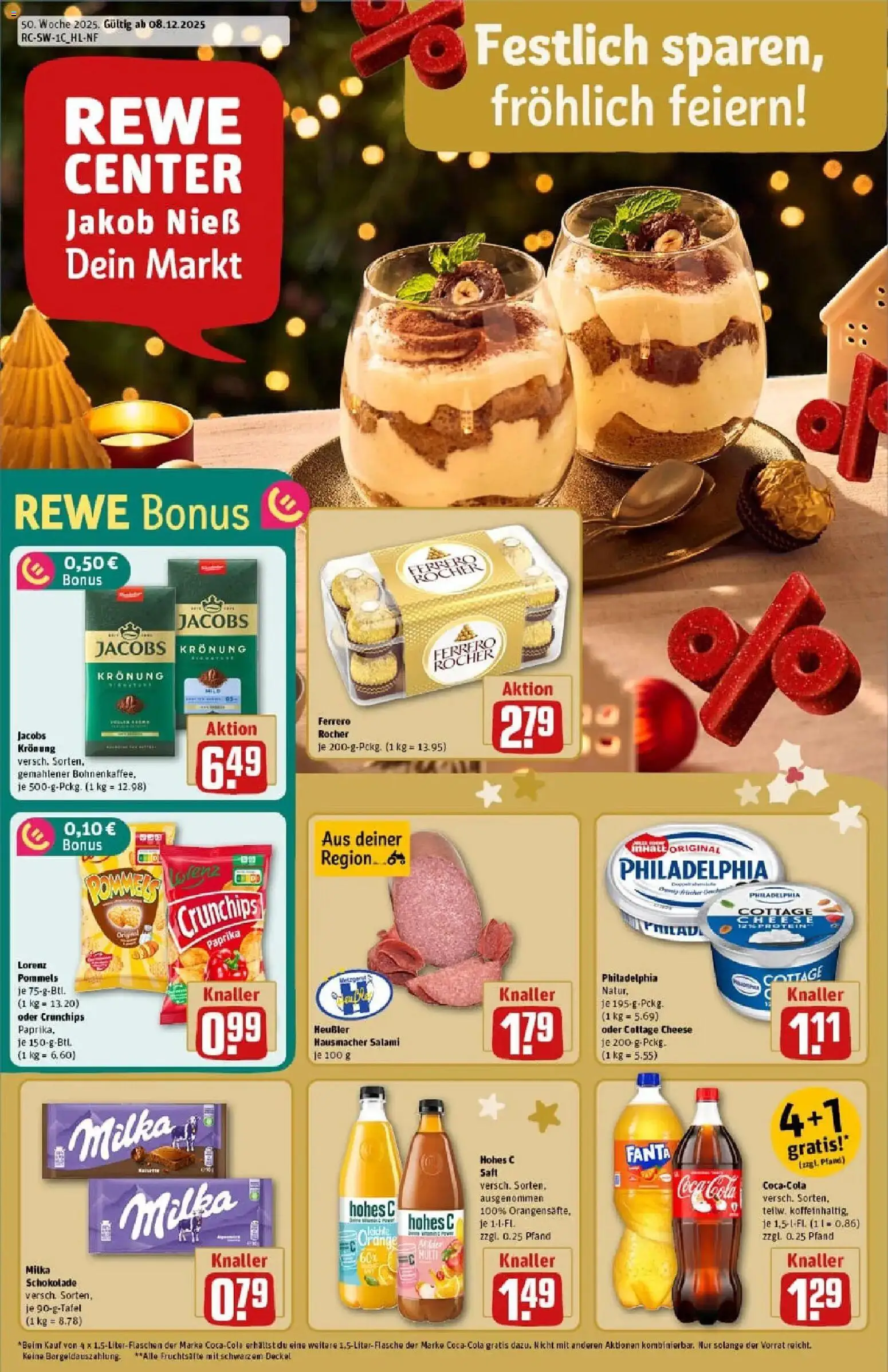 Vorschau von dem Prospekt des Geschäftes Rewe, gültig ab dem 07.12.2025